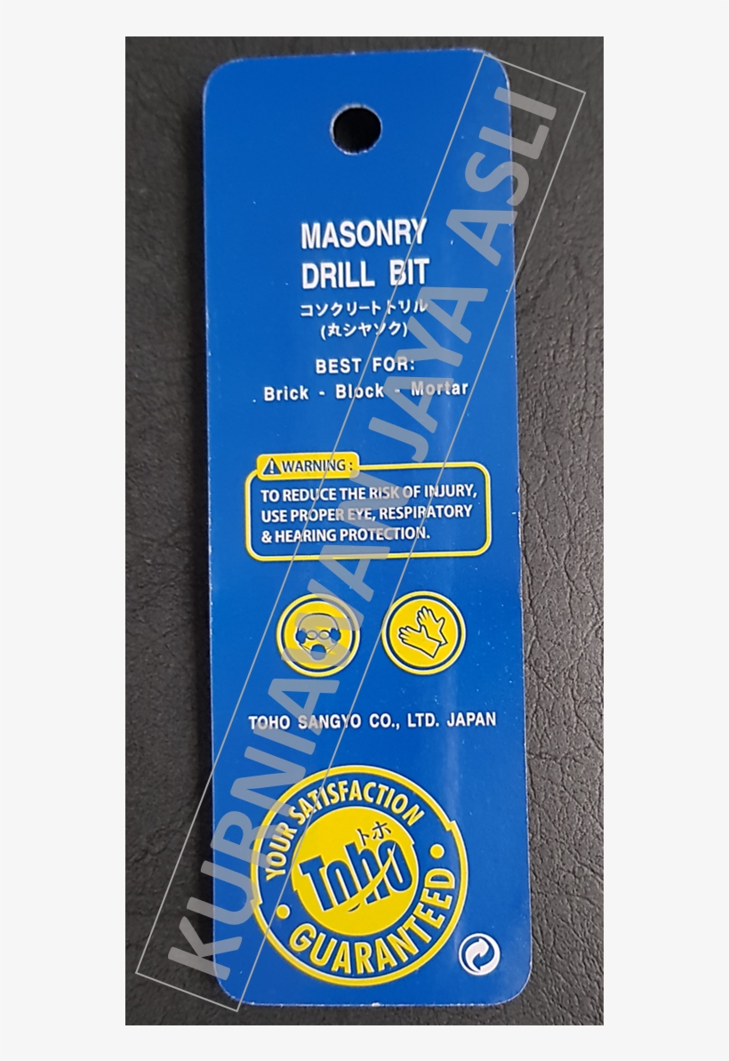 Masonry Drill Bit/ Mata Bor Beton Toho Original - Signage, transparent png