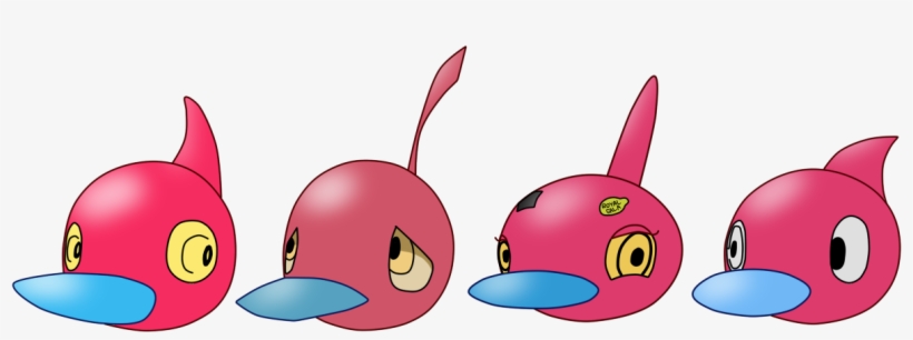 Though All Of Us Are Porygon-z - Cartoon, transparent png
