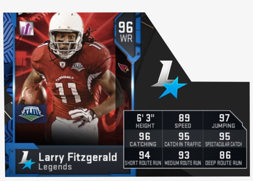 Fitzgerald Sees His Third Upgrade From His Base 86 - Steve Smith Madden 19, transparent png