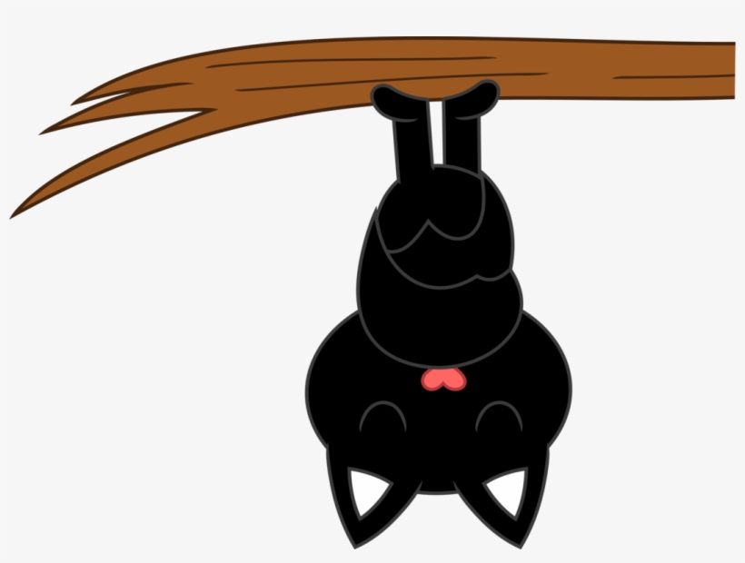 A Hanging Bat Nap By Porygon - Hanging Bat Clipart Png, transparent png