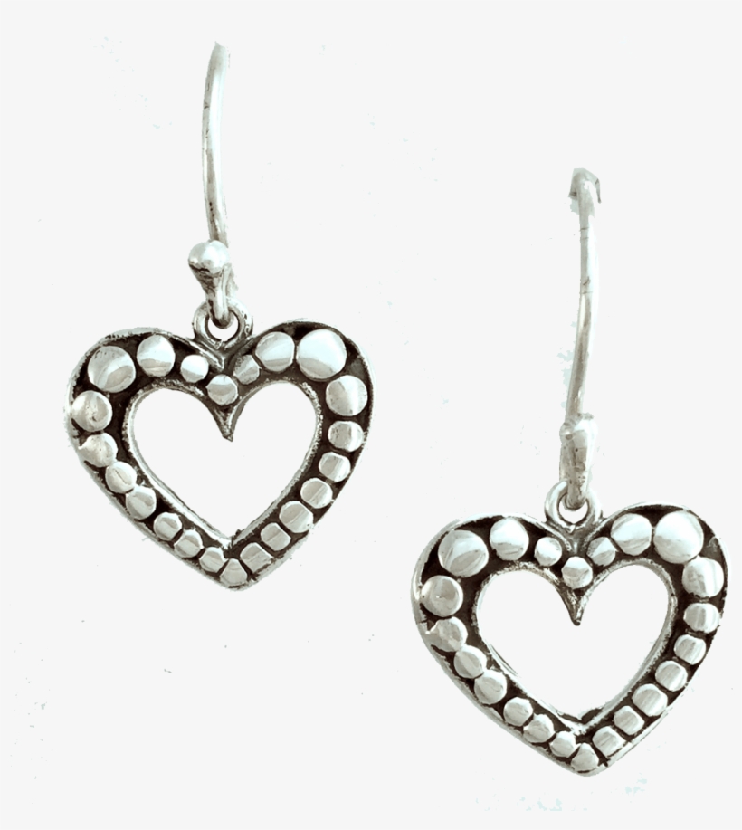 Beaded Open Heart Earrings Creations, For Beauty, And - Earrings, transparent png