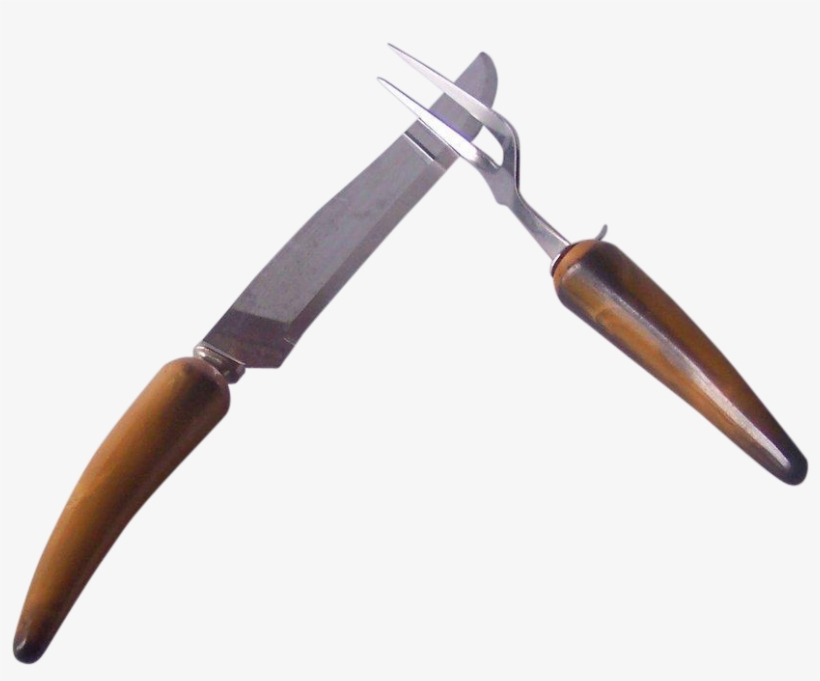 Carving Knife And Fork Png, transparent png
