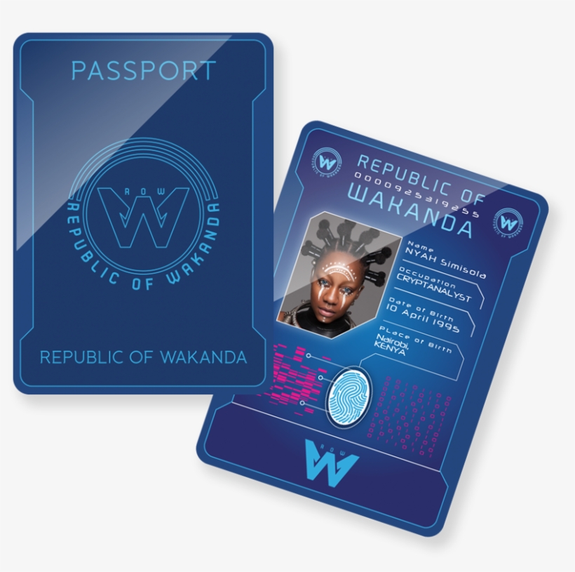 Sign Up - Wakanda Passport, transparent png