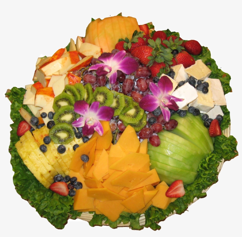 Cheese And Fruit Tray Clipped Rev 1 - Garnish, transparent png
