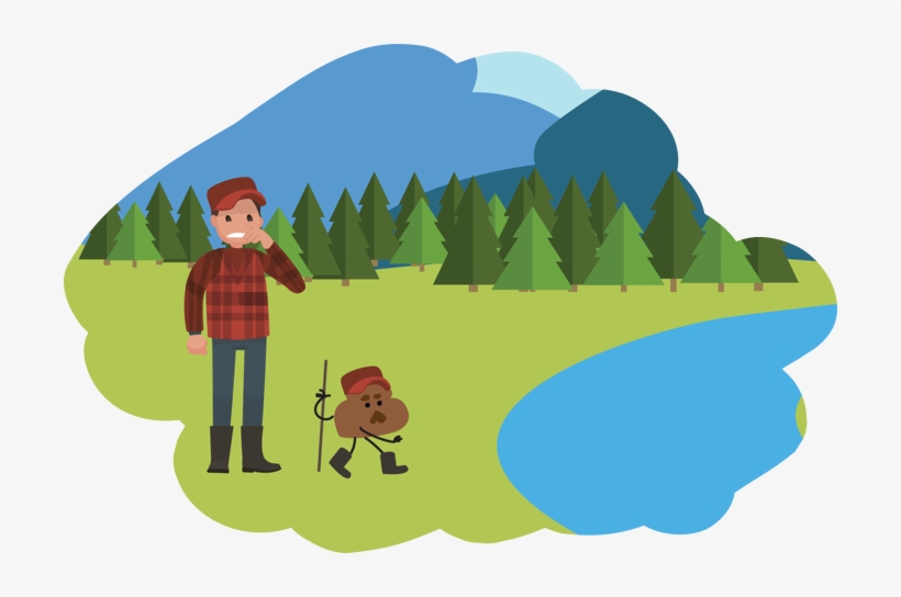 I Need To Poop While Fishing, Hunting, Or Hiking - Illustration, transparent png