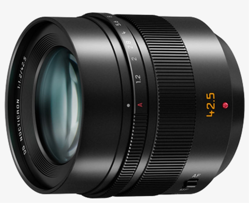 Panasonic Lumix G Leica Dg Nocticron - Camera Lens, transparent png