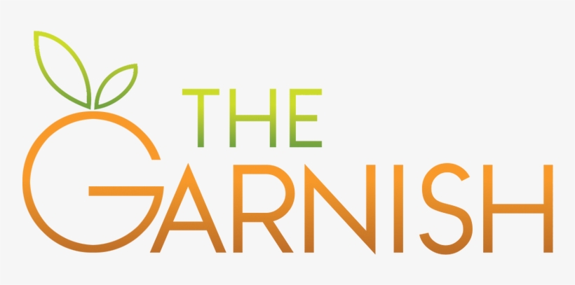 The Garnish Logo Design - Orange, transparent png