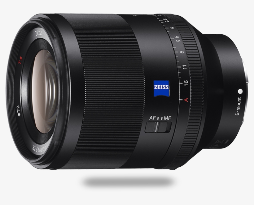 Sel50f14z - Sony Planar T* 50mm F/1.4, transparent png
