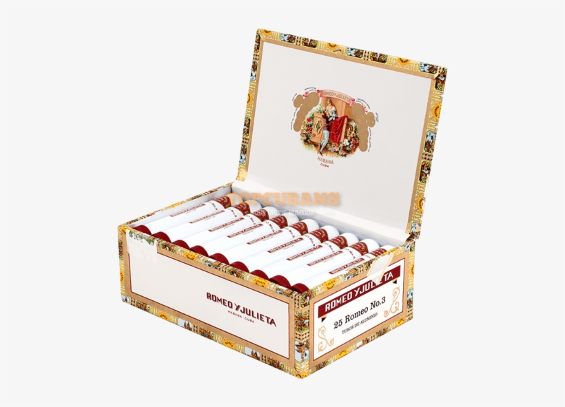 Romeo No - 3 Tubos - Romeo Y Julieta No 2 Tubos Box, transparent png