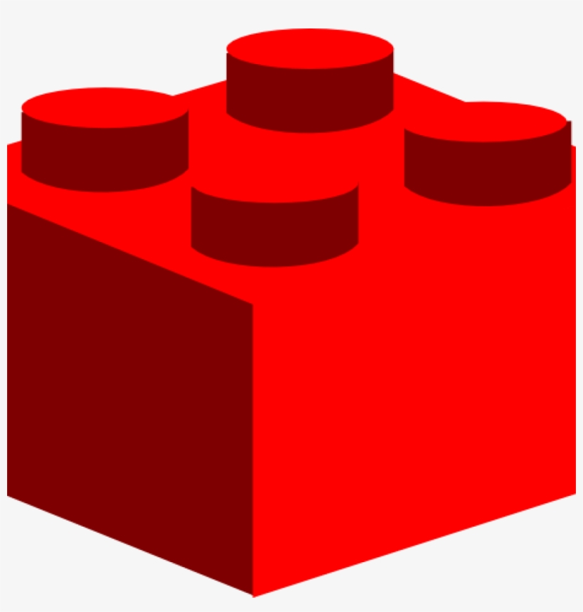 Lego Clipart Red Clip Art At Clker Vector Online Royalty, transparent png