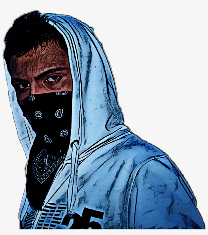 Mask Cool Gangster Sticker By William English - Visual Arts, transparent png