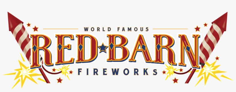 Red Barn Fireworks - Calligraphy, transparent png