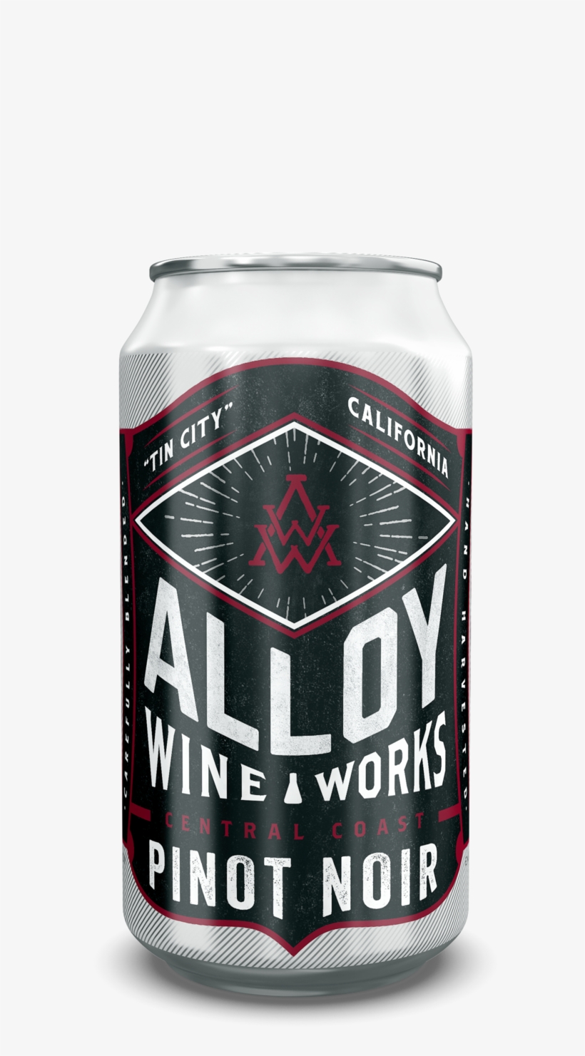 Alloy Nv Pinot Noir Cans 12pk/375ml, Santa Lucia Highlands - Guinness, transparent png