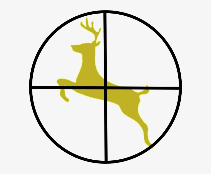 Rifle Scope Crosshairs Png - Scope Sight, transparent png
