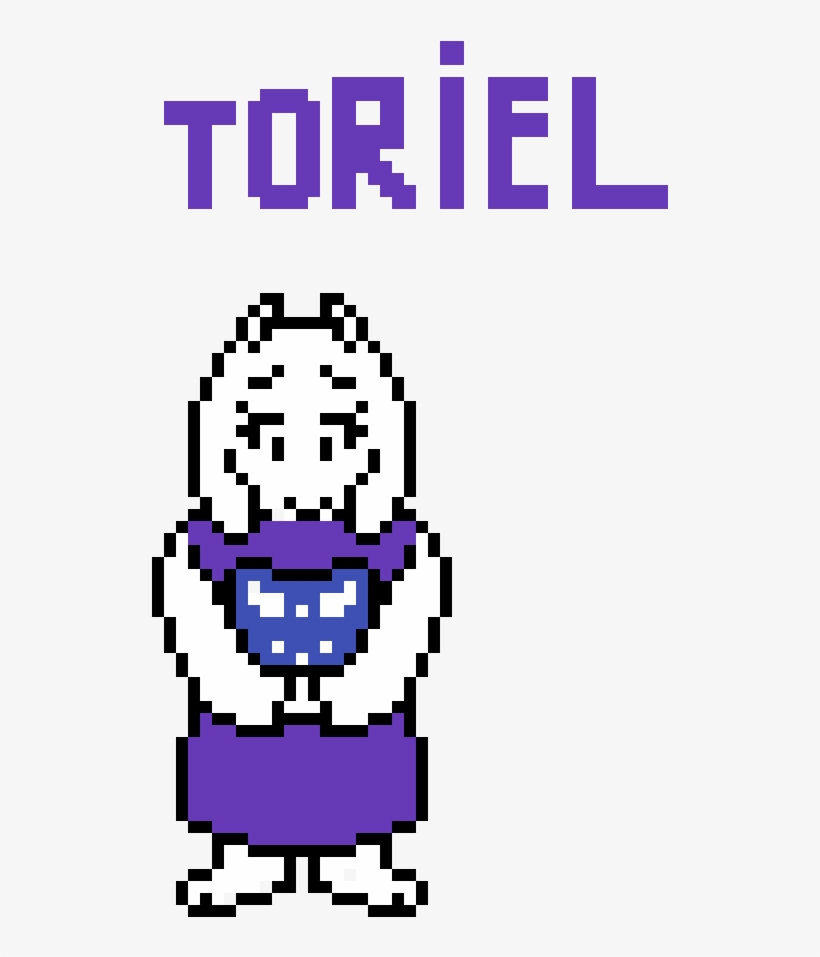 Colors Download Play Replay Settings - Pixel Art Undertale Toriel, transparent png