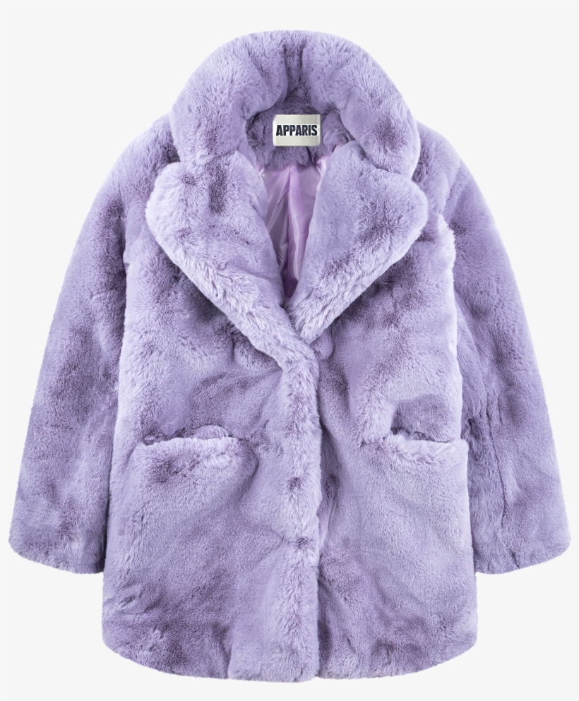 lavender fluffy jacket