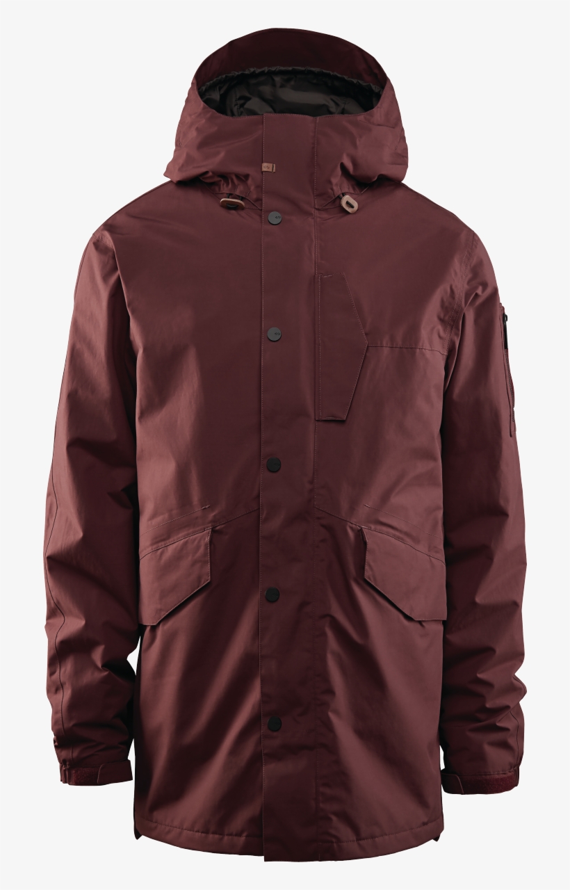 Thirtytwo Lodger Snowboard Jacket Burgundy - Thirtytwo Lodger, transparent png