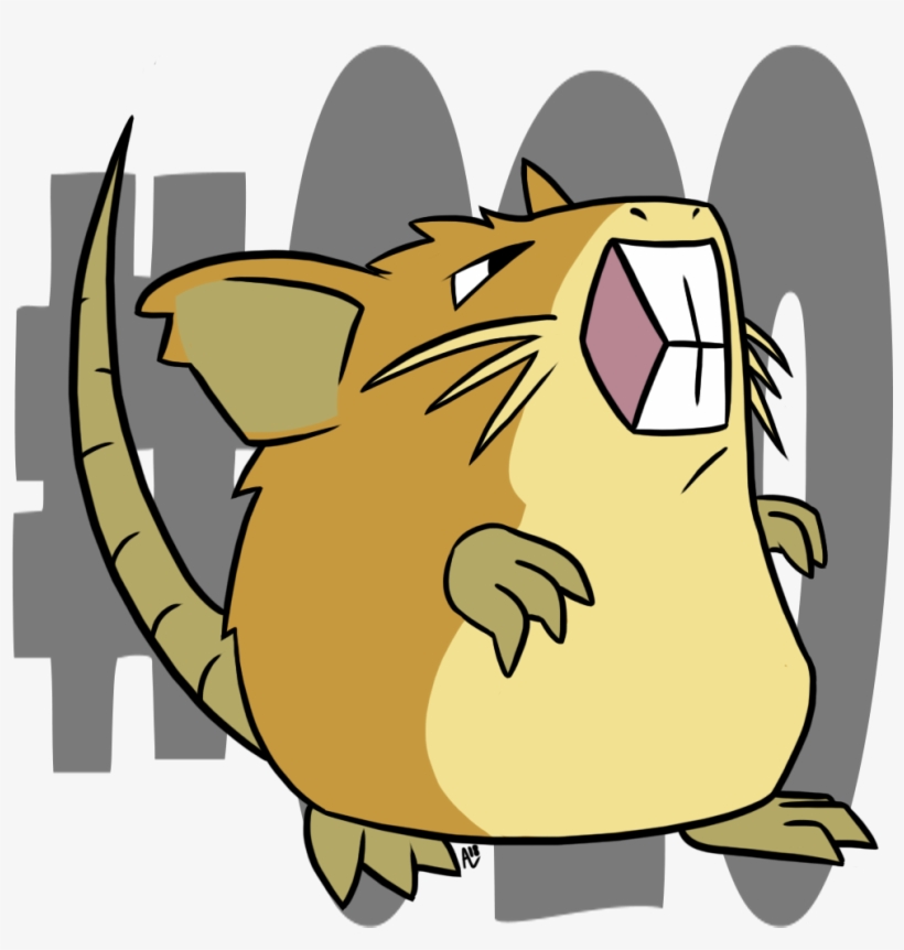 #raticate #pokemon #pokemonadaypic - Cartoon, transparent png