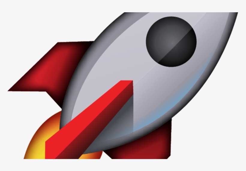 Blast Off With This Out Of This World Rocket Emoji - Ios Rocket Emoji Png, transparent png