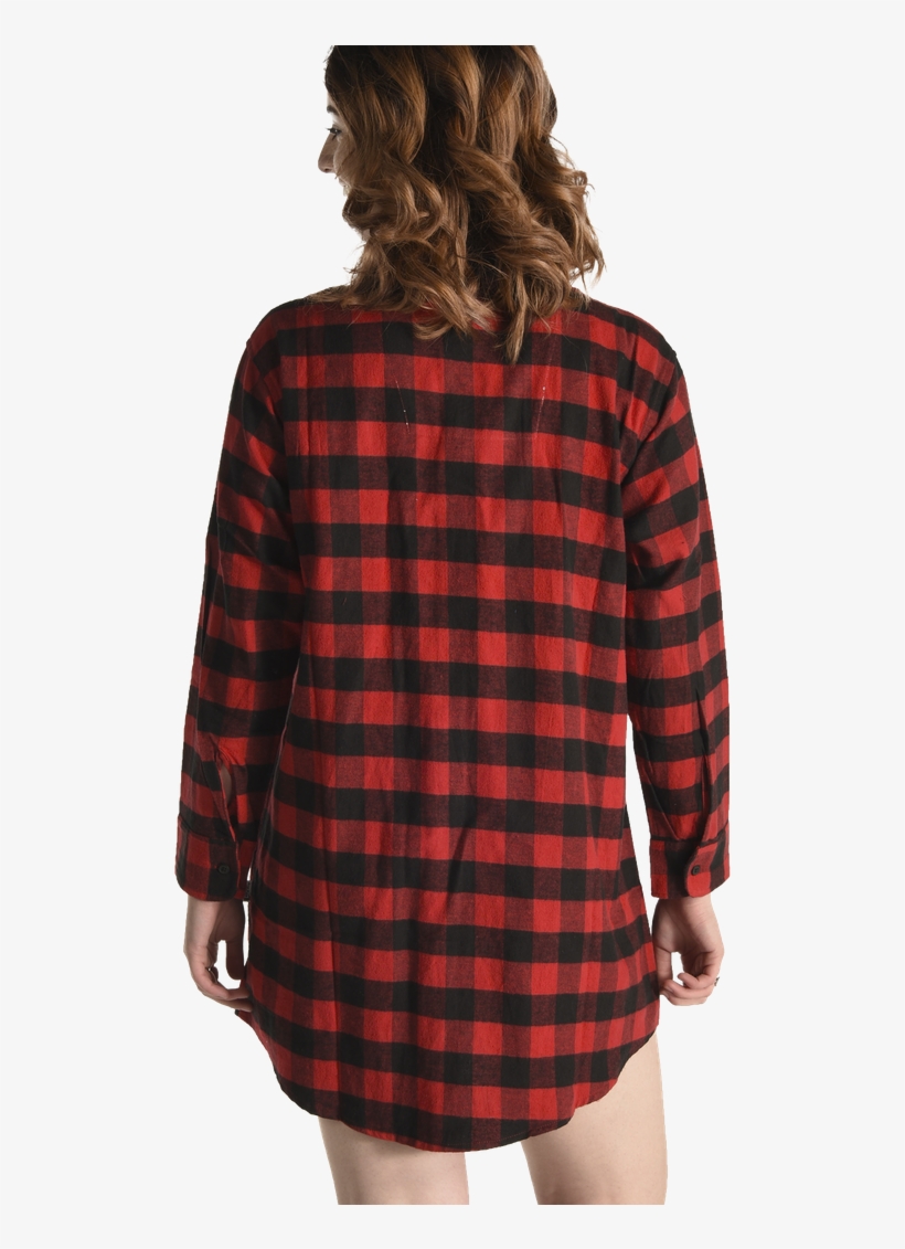 Flannel Moose Plaid - Nightshirt, transparent png