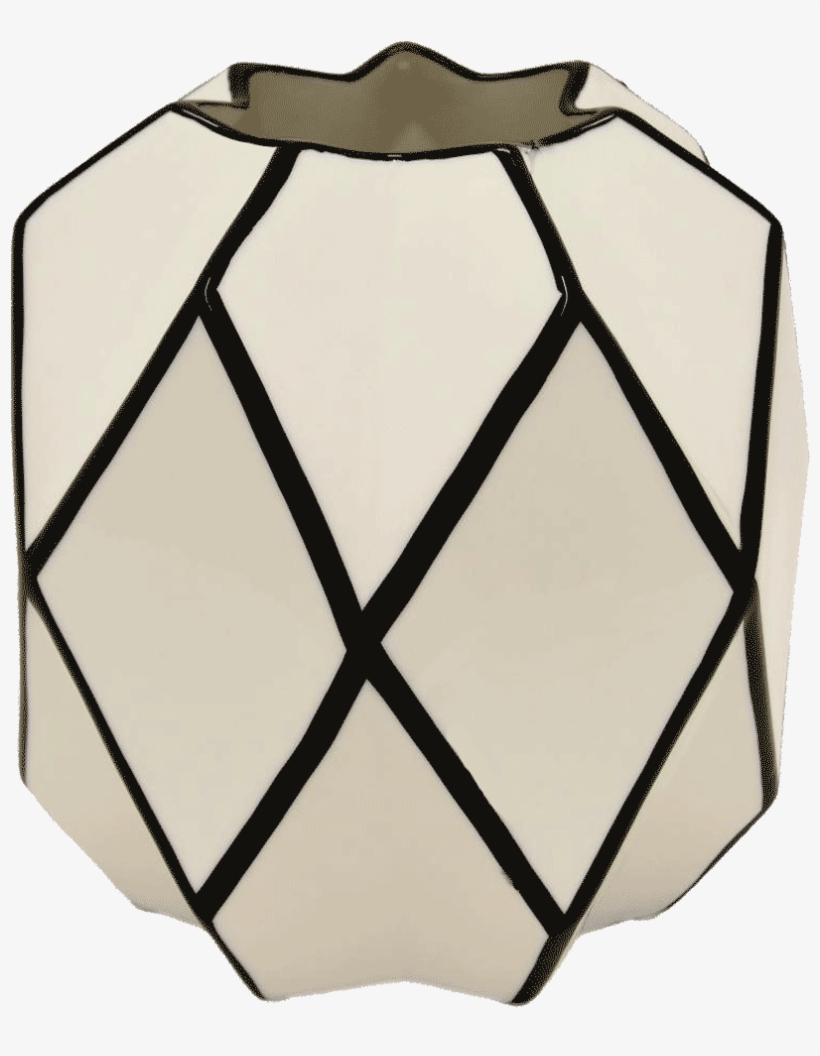 Black And White Abstract Ceramic - Lampshade, transparent png