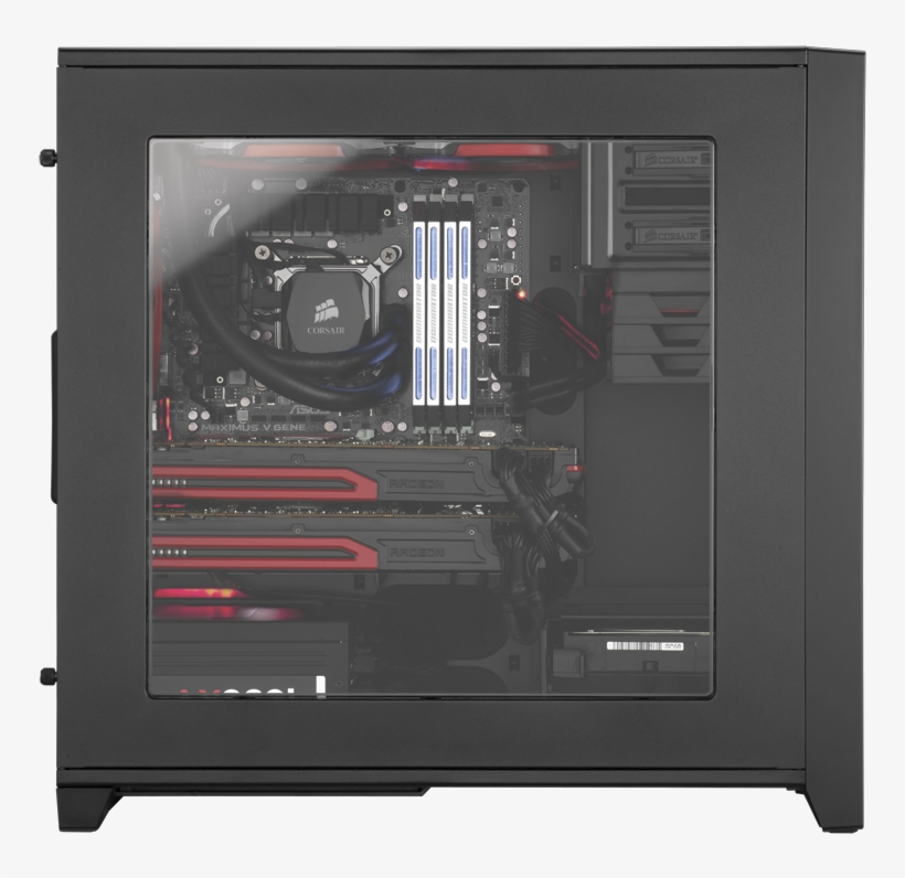 Corsair Obsidian 350d Computer Case Midi Tower Black, - Obsidian Series 350d, transparent png