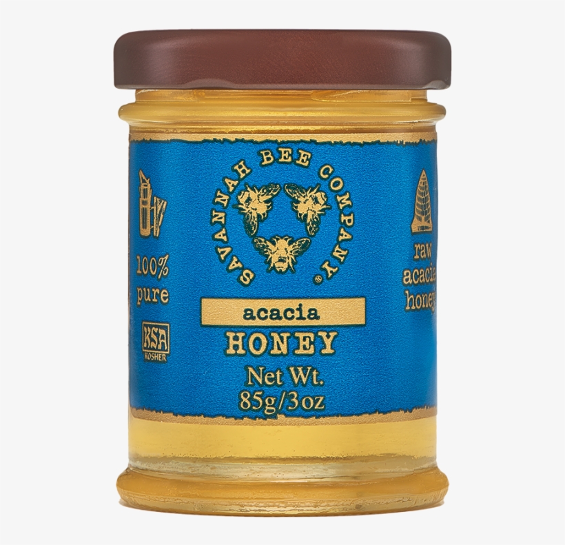 Savannah Bee Honey Mini Jar- 3 Oz - Emblem, transparent png