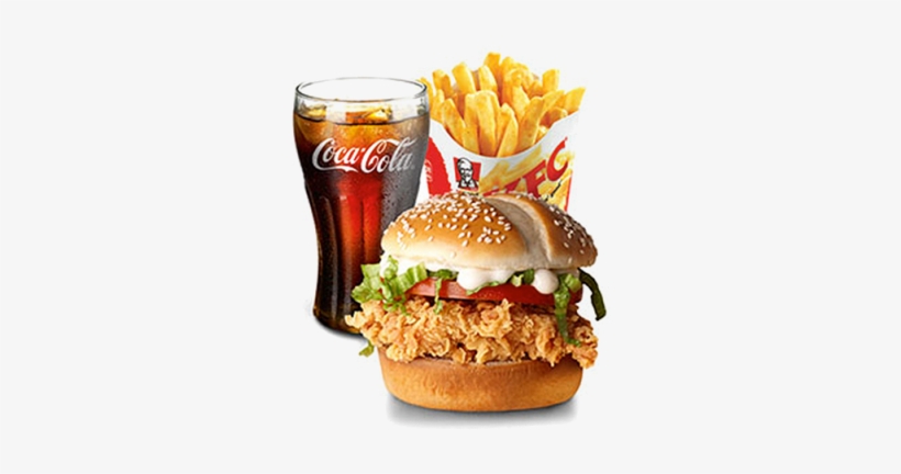 zinger burger meal burger with cold drink png 1024x382 png download pngkit zinger burger meal burger with cold