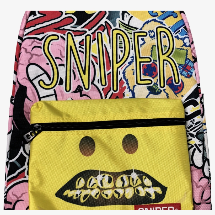 Emoji Smile Backpack Sniper Gang Apparel - Board Short, transparent png