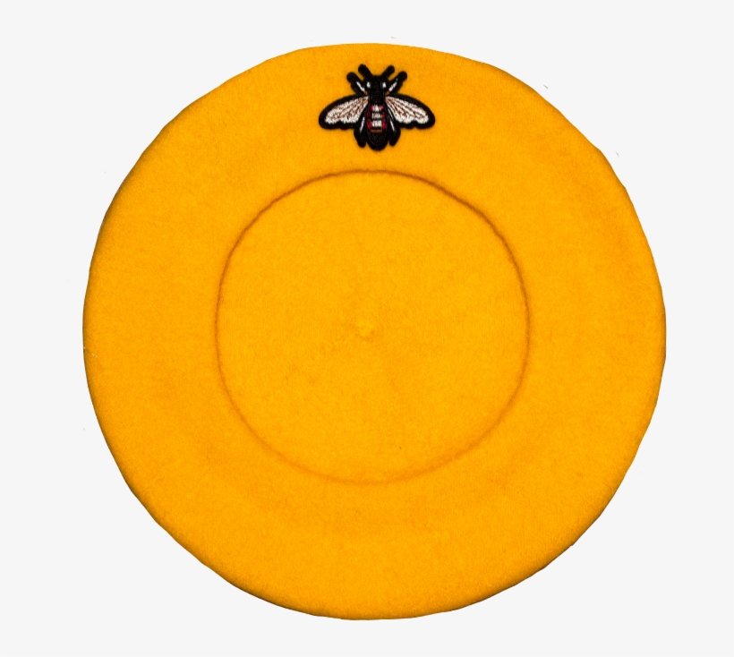 Bumblebee Beret In Yellow - Circle, transparent png
