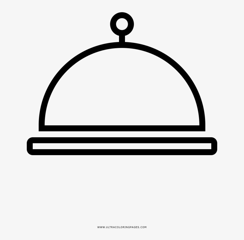 Catering Tray Coloring Page - Comida Desenho Png, transparent png