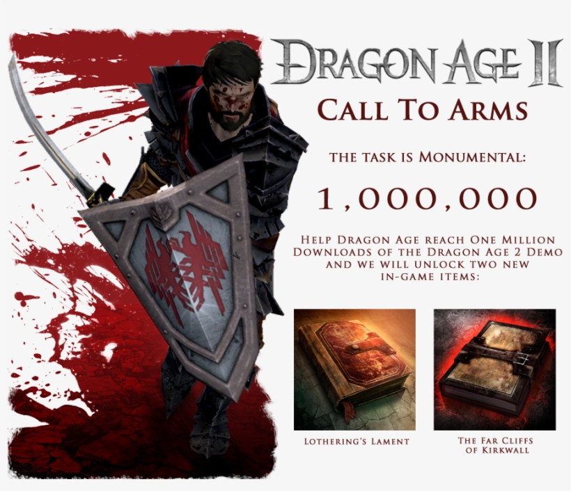Dragon Age 2 Call To Arms - Dragon Age 2, transparent png