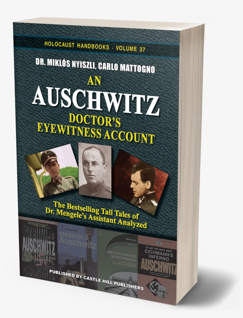 Carlo Mattogno, Miklos Nyiszli - Auschwitz A Doctor's Eyewitness Account Book Covers, transparent png