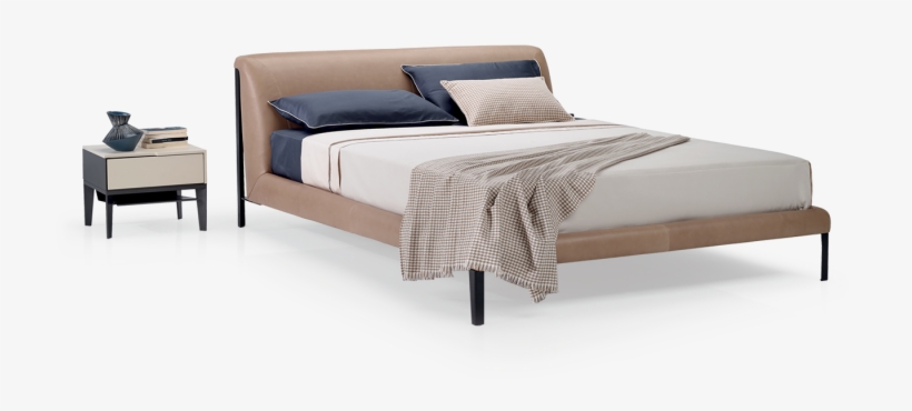 Details - Natuzzi Modern King Bed, transparent png