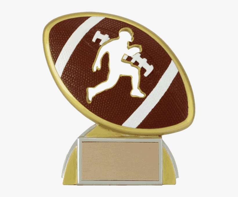 Silhouette Football Resin Trophy - Marathon, transparent png