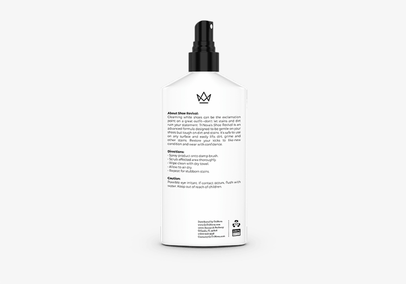 Trinova® Shoe Cleaner Kit - Glass Bottle, transparent png