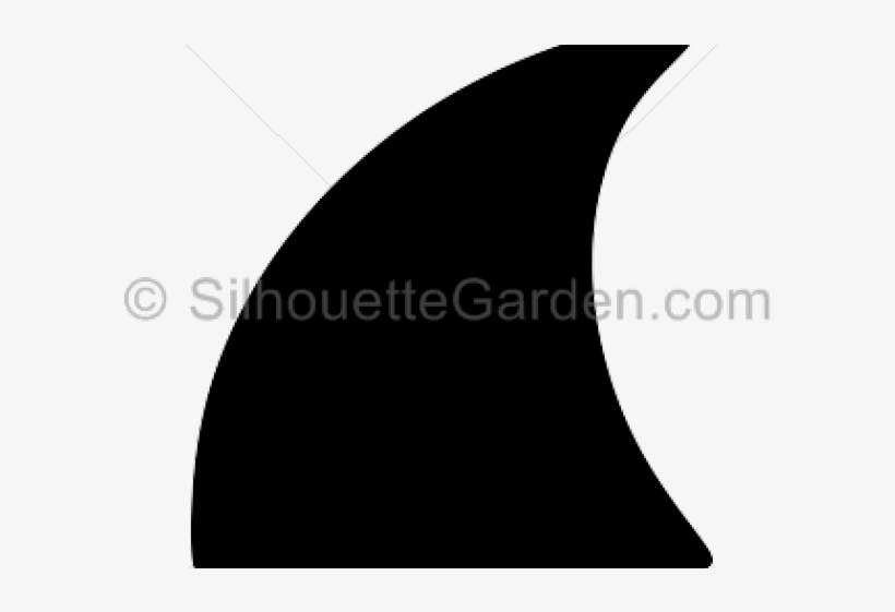 Silhouette Clipart Shark - Crescent, transparent png