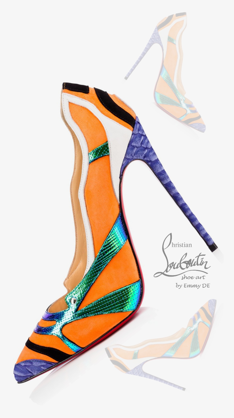 Christian Louboutin Tronetta Python Ss 2016 Omg - Sock, transparent png