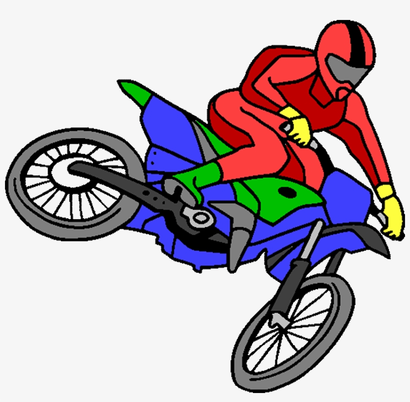 Motocross Free Party Printables And Images - Colouring Pages Of Bikes, transparent png