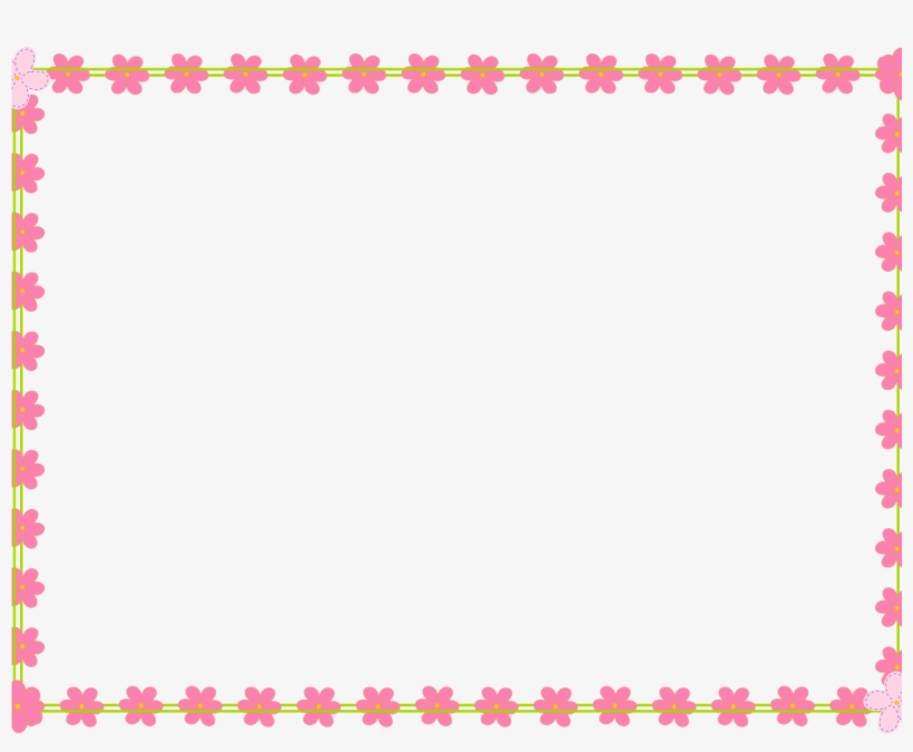 Free Digital Flower Border Scrapbooking Elements Clipart - Our 1st Valentines Day Quotes, transparent png