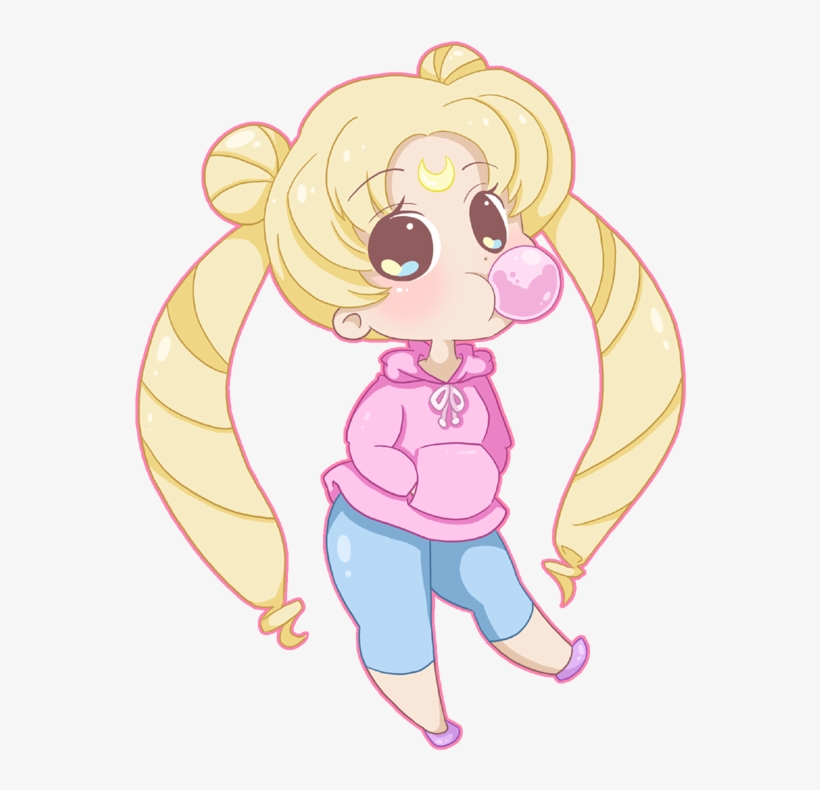Sailor Moon Clipart Kawaii Chibi - Dibujos Kawaii Sailor Moon Personajes, transparent png