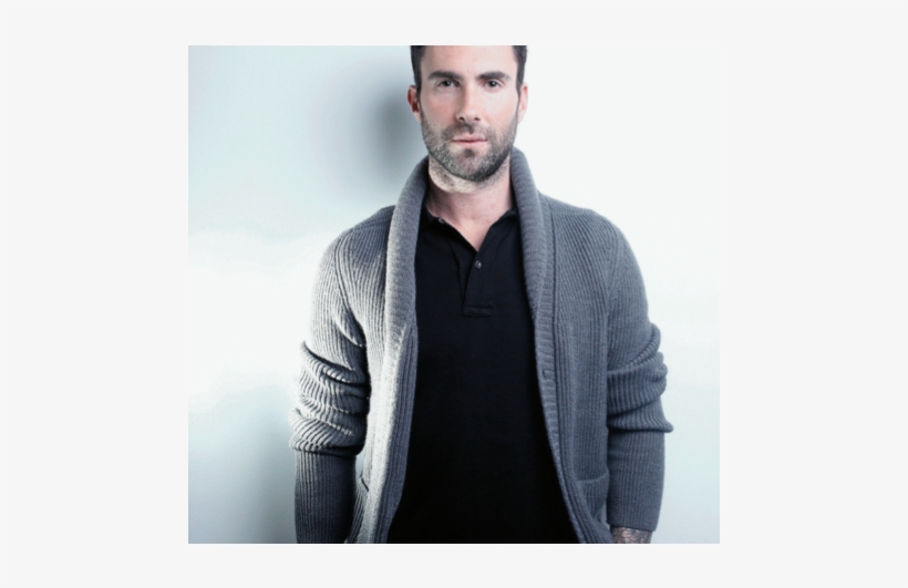 Adam Levine, Que Estampa A Capa Da Edição De Abril - Adam Levine Black Sweater, transparent png