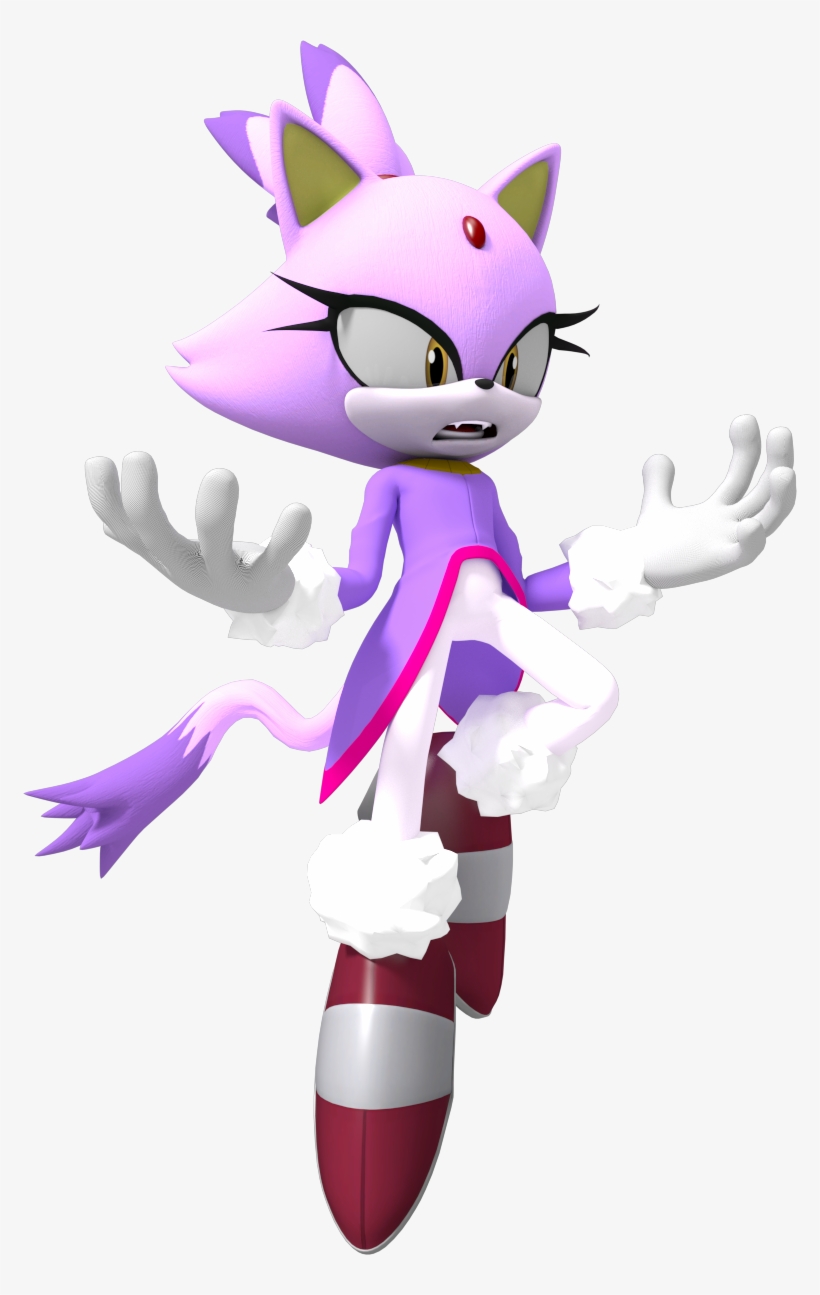 Blaze The Cat By Jogita6 - Blaze The Cat 3d, transparent png