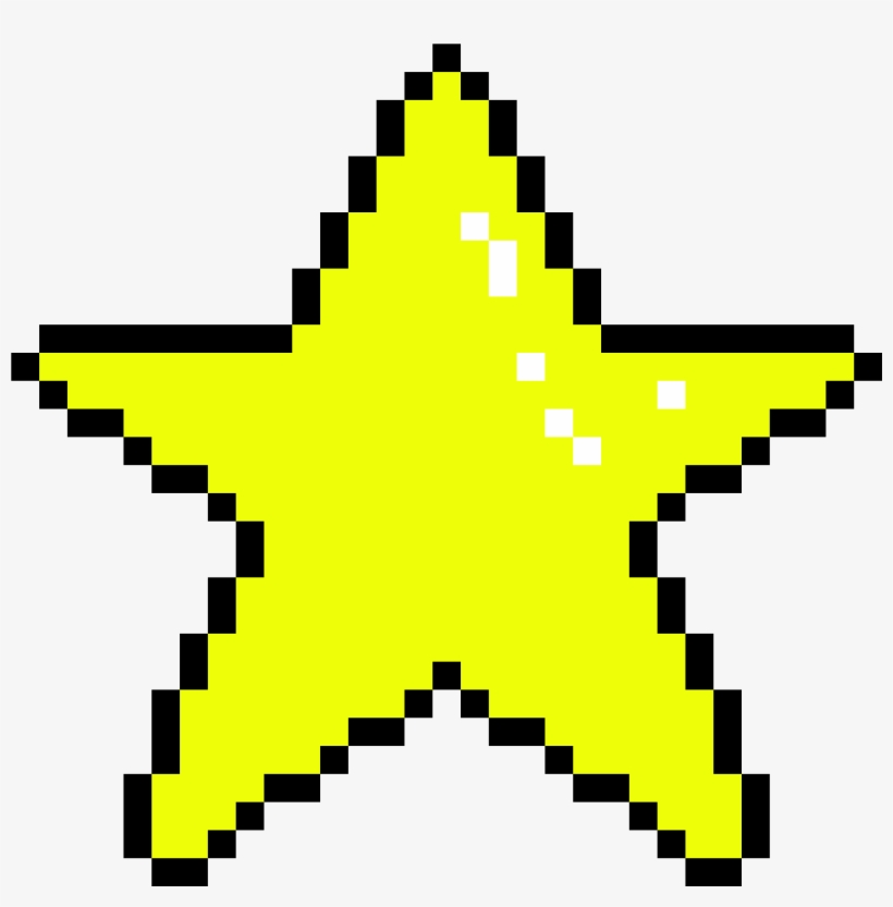 Christmas Star - Star Pixel Art, transparent png