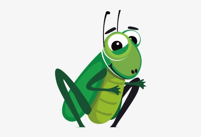 Jiminy Cricket Clipart Jimny - Grasshopper Cartoon Png, transparent png