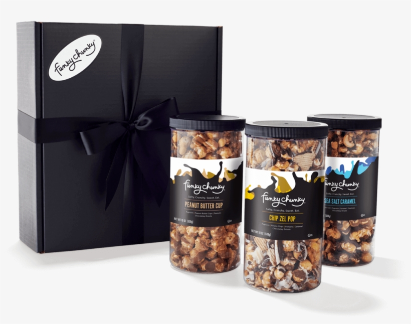 Triple Flavor Gift Pack Configurable Sea Salt Caramel - Caramel Corn, transparent png