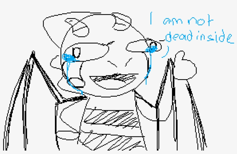 I'm Not Dead Inside - Cartoon, transparent png