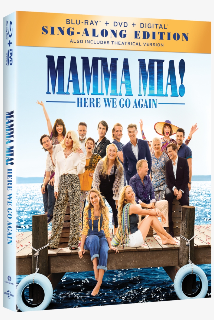Here We Go Again' Has Lots Going For It, Even Without - Mamma Mia 2 Dvd, transparent png