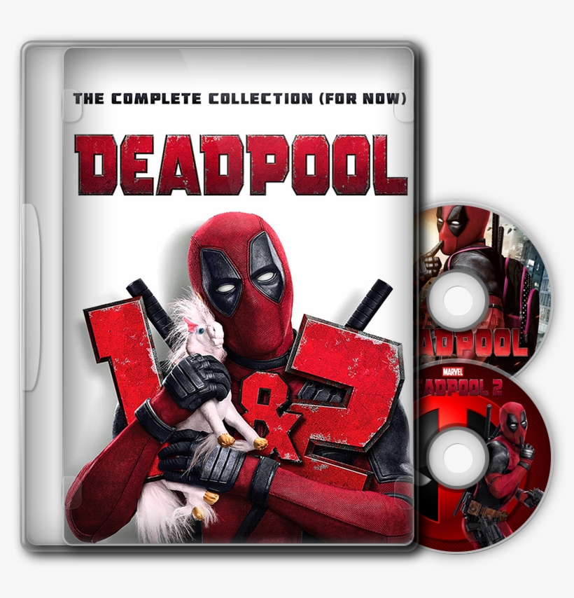 5c4c0e6e14a12 Deadpoolboxset 5c4c0e7604273 Deadpoolclearcase - Deadpool 1 & 2 Blu Ray, transparent png