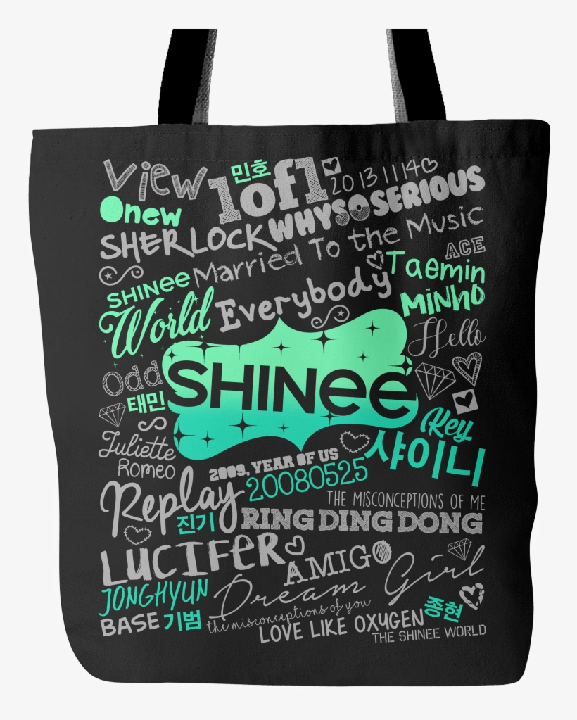 Shinee "collage" 2016 Tote Bags - Tote Bag, transparent png